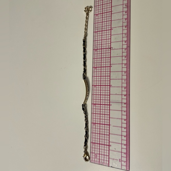 CHANEL Crystal ID Logo Chain Bracelet - Picture 6 of 7